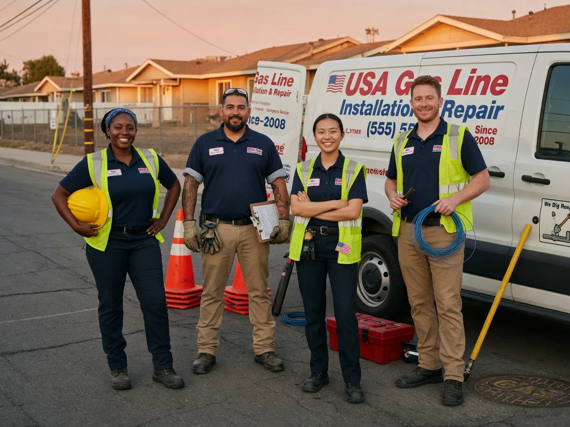 Gas Line Installation company in Oakford, IN